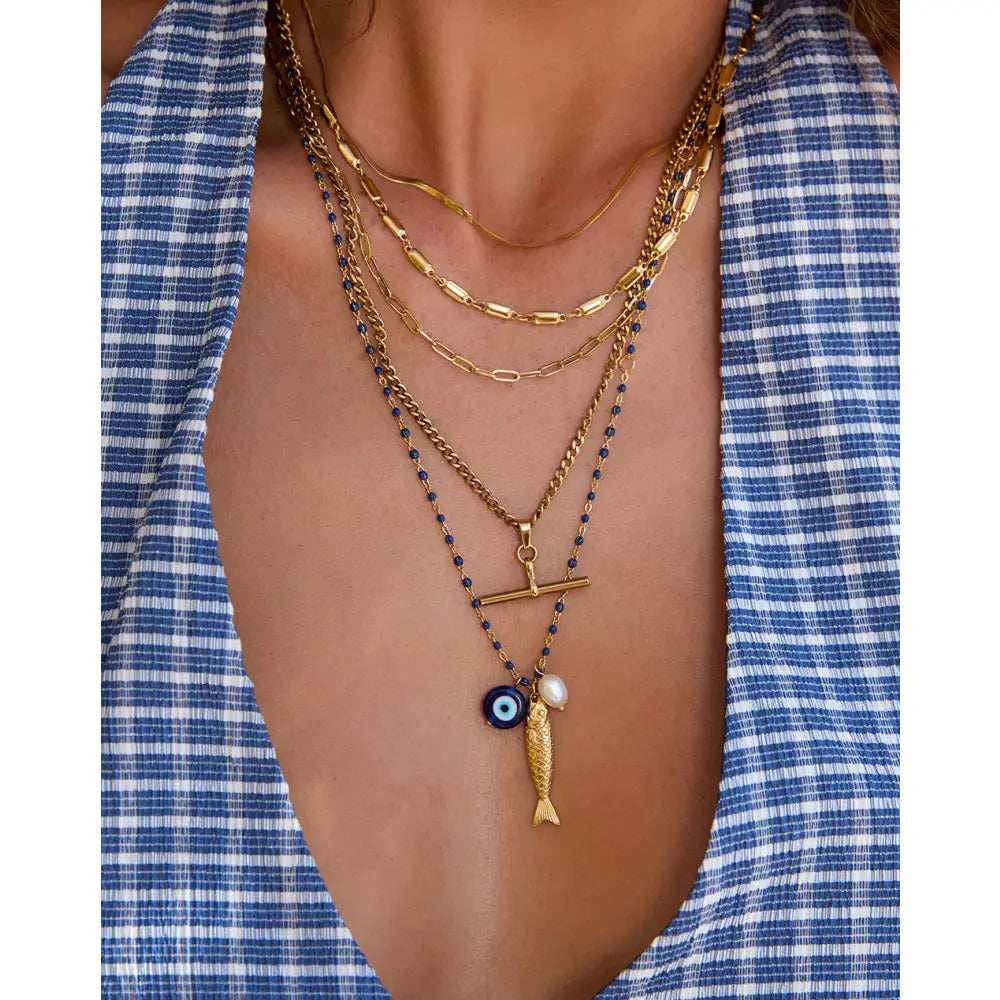 Kiara Gold Necklace - Necklaces