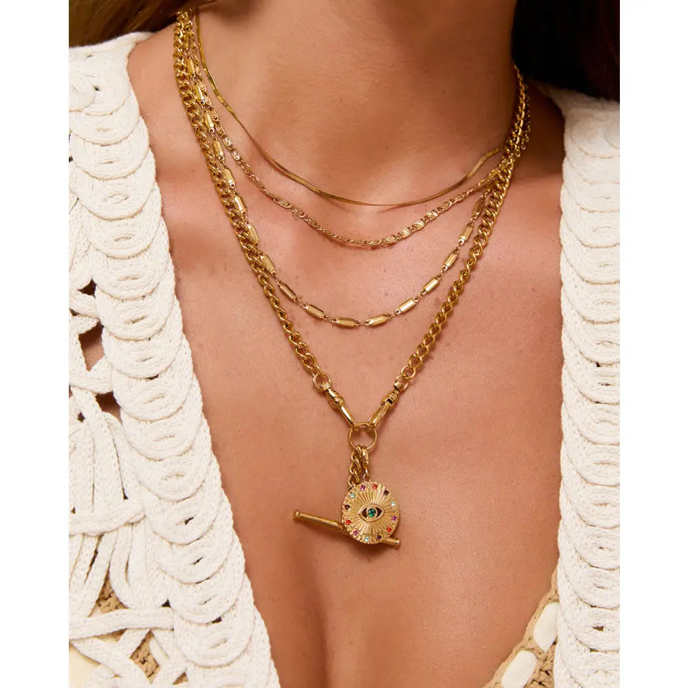 Kiara Gold Necklace - Necklaces