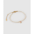 Kiki Pearl Heart Gold Bracelet - Bracelets