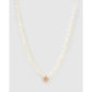 Kiki Pearl Heart Necklace - Necklaces