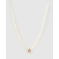 Kiki Pearl Heart Necklace - Necklaces