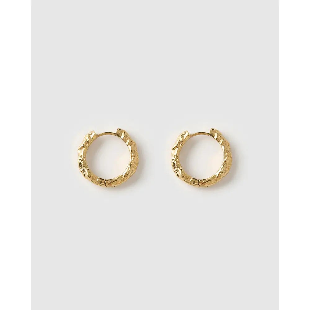 Kira Gold Hoop Earrings - Earrings