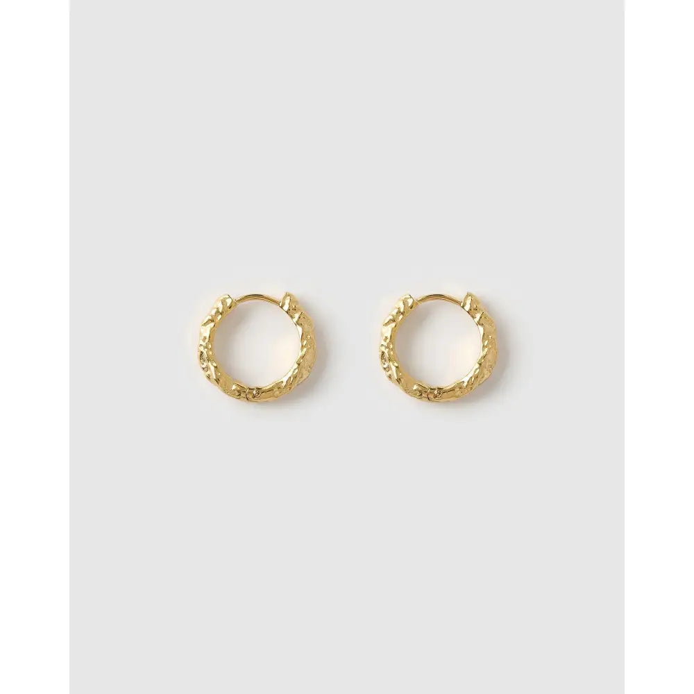 Kira Gold Hoop Earrings - Earrings