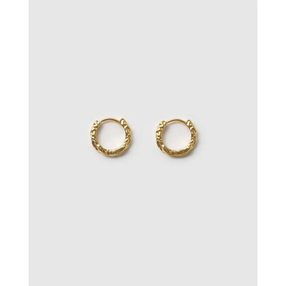 Kira Gold Hoop Earrings - Earrings