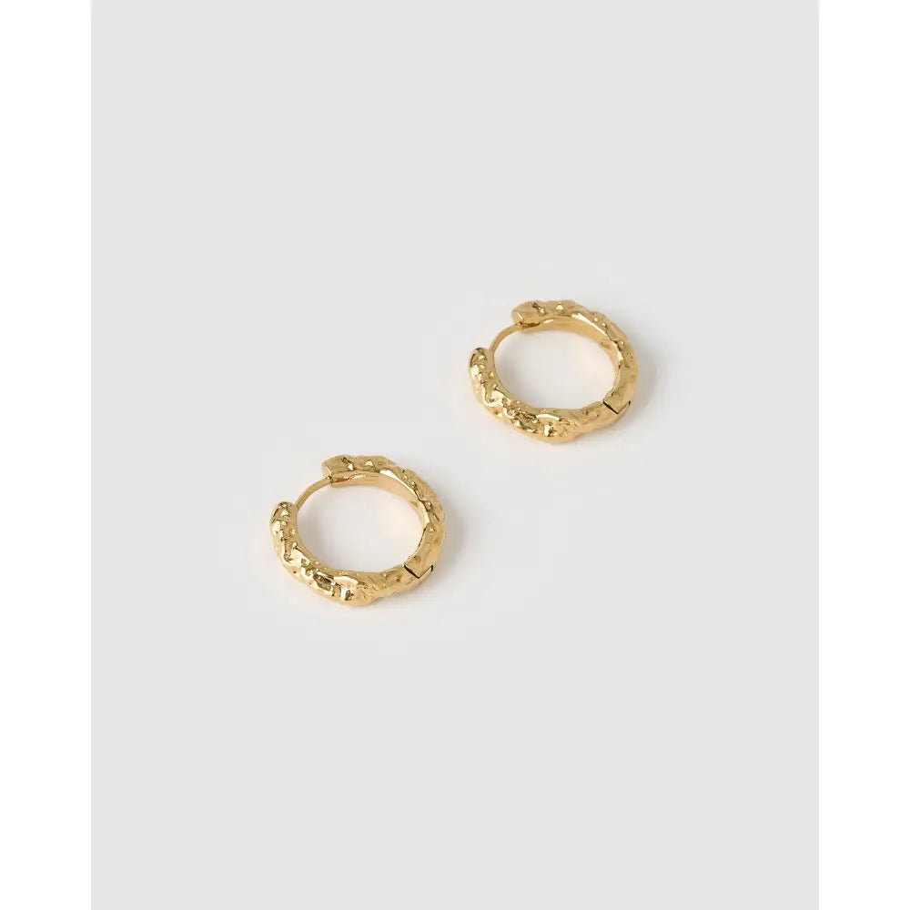 Kira Gold Hoop Earrings - Earrings
