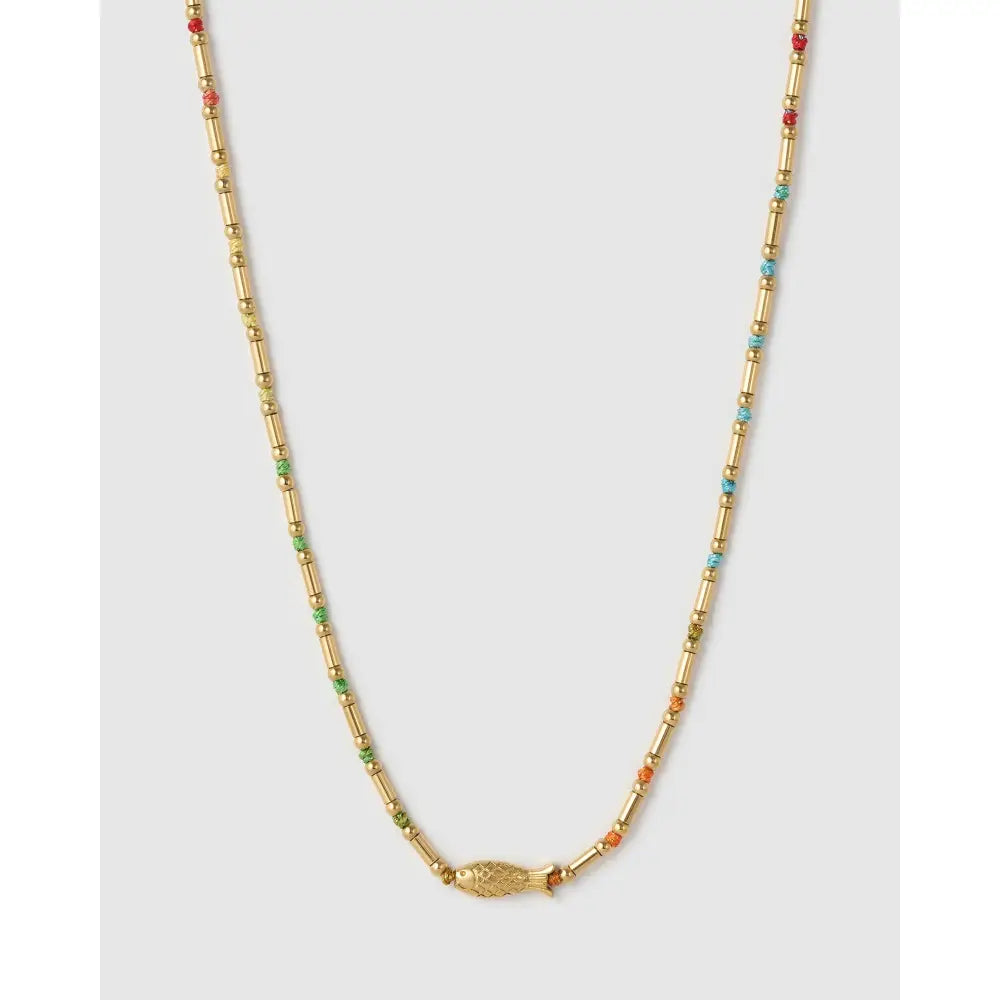 Koi Gold Necklace - Necklaces