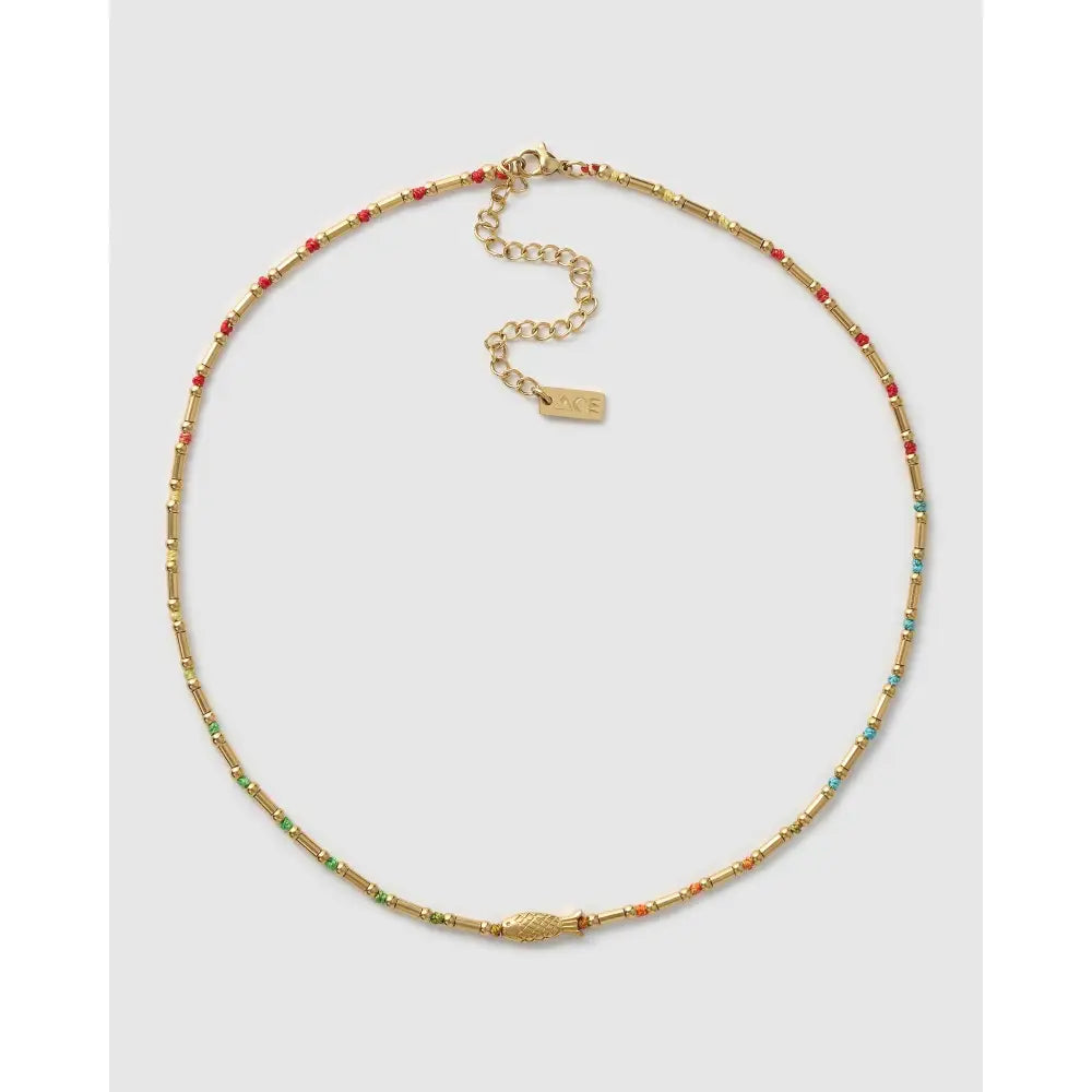 Koi Gold Necklace - Necklaces