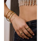 Kylie Gold Ring with Stones - Rings