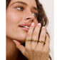 Kylie Gold Ring with Stones - Rings