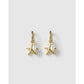 Laguna Gold Pearl Earrings - Earrings