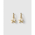 Laguna Gold Pearl Earrings - Earrings