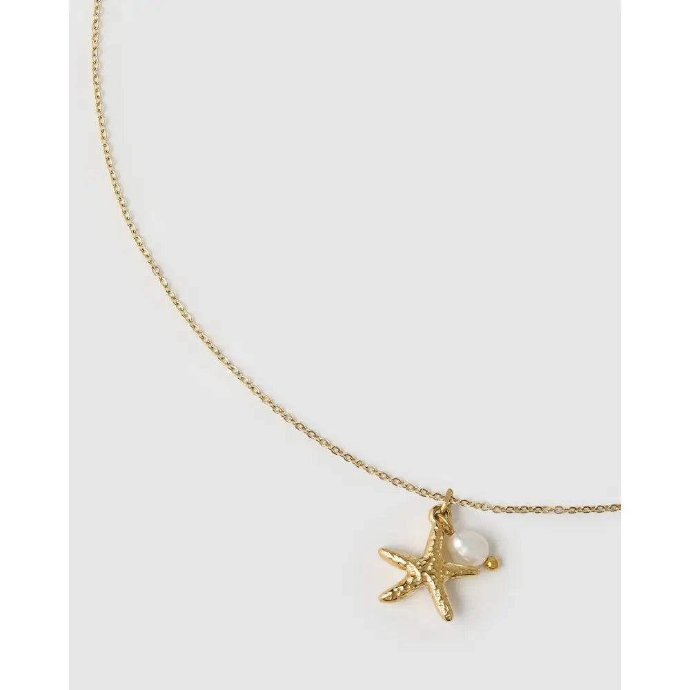 Laguna Pearl Gold Necklace - Necklaces