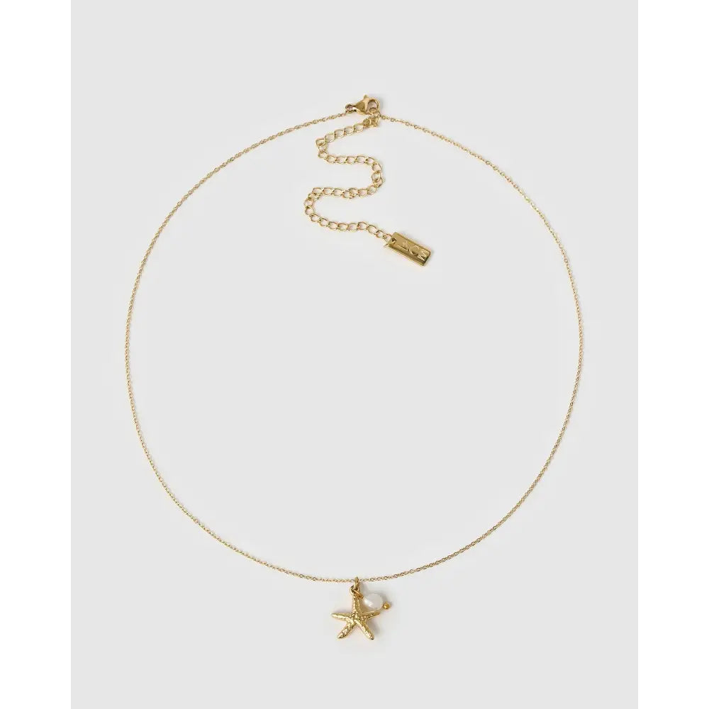 Laguna Pearl Gold Necklace - Necklaces