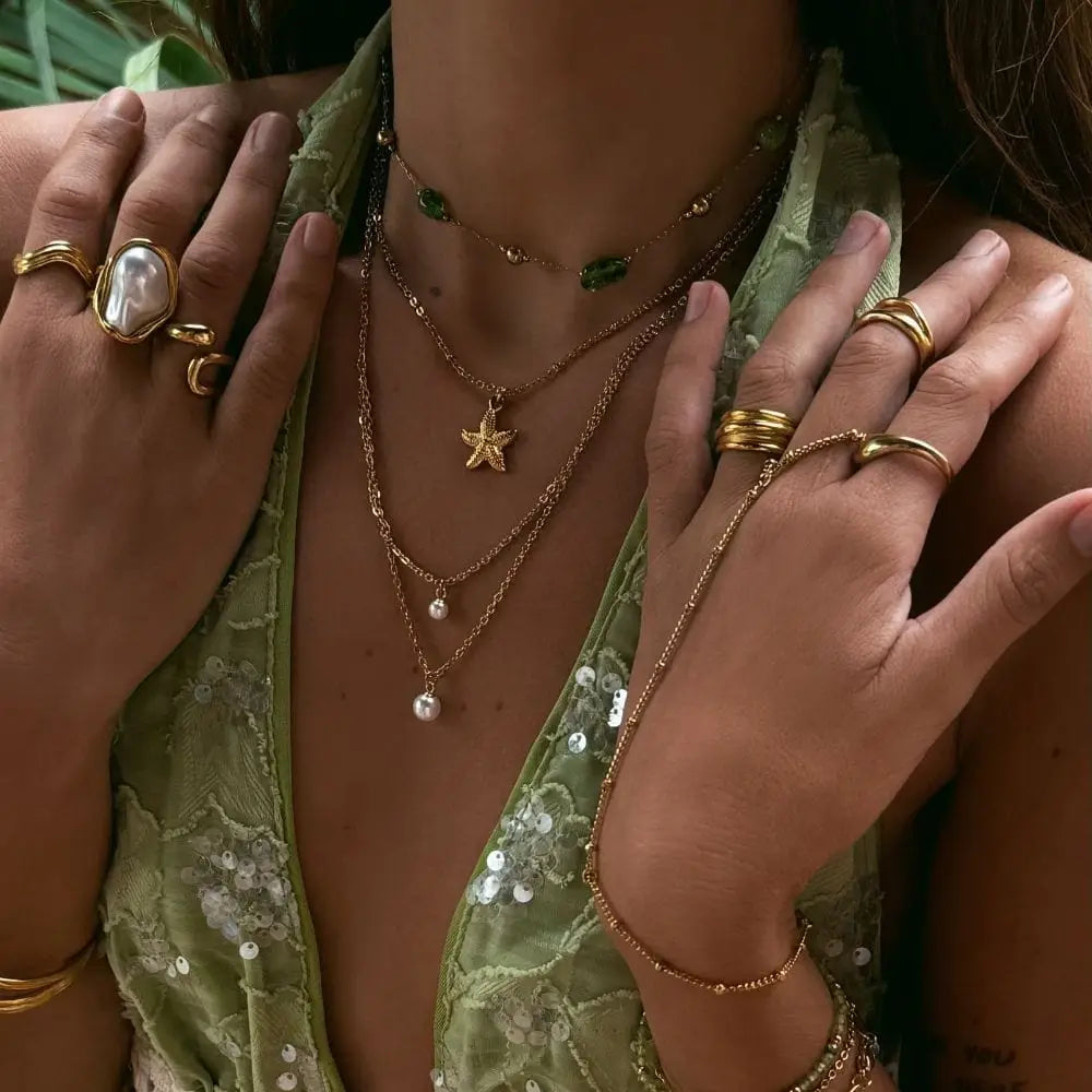 Laurel Pearl Ring - Rings