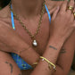 Laurel Pearl TBar Necklace - Necklaces