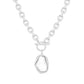 Laurel Pearl TBar Necklace - Silver - Necklaces