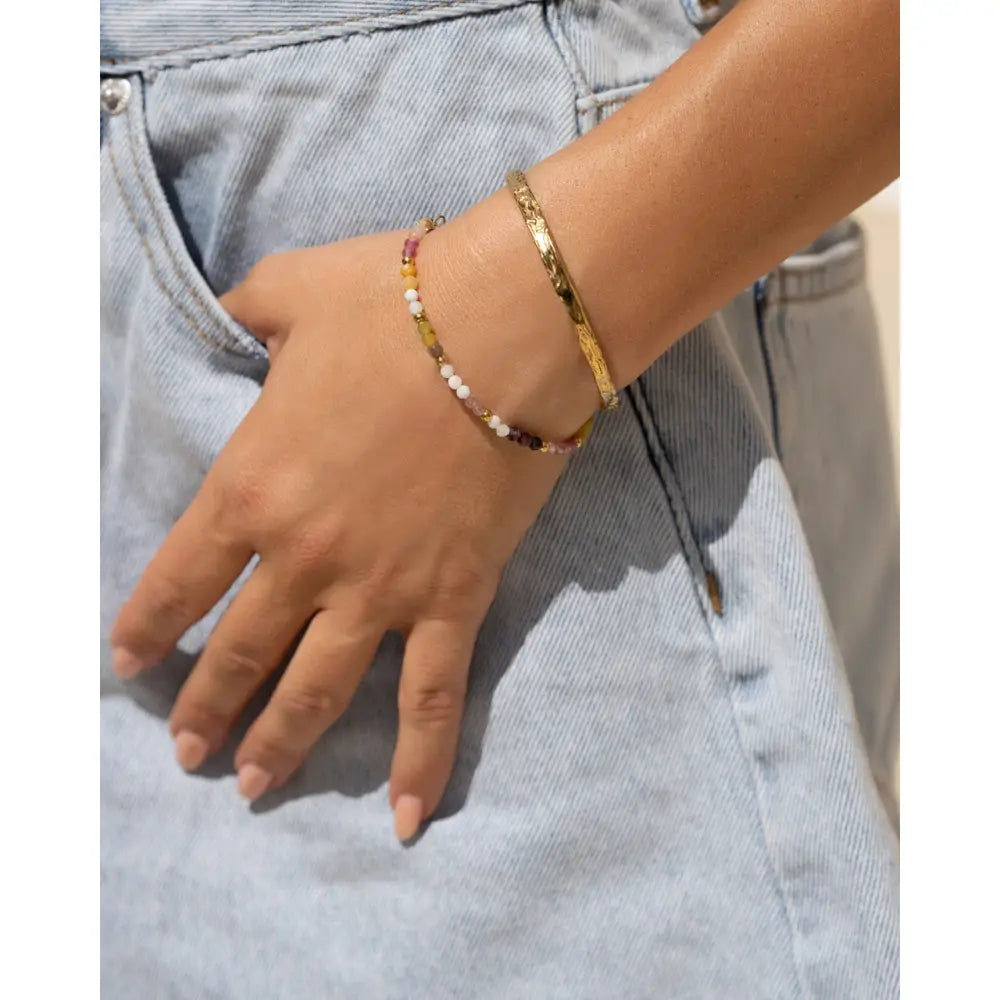 Lavender Bracelet Stack - Bracelets