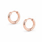 Layla Hoop Earrings - Rose Gold / 10mm - Earrings