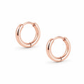 Layla Hoop Earrings - Rose Gold / 10mm - Earrings