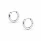 Layla Hoop Earrings - Silver / 10mm - Earrings