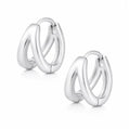 Liana Hoop Earrings - Silver - Earrings