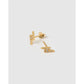 Lightning Gold Stud Earrings - Earrings