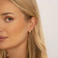Lily Huggie Hoop Earrings - Earrings