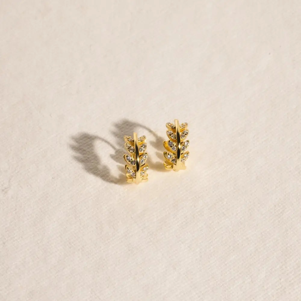 Lily Huggie Hoop Earrings - Earrings