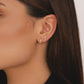 Lily Huggie Hoop Earrings - Earrings