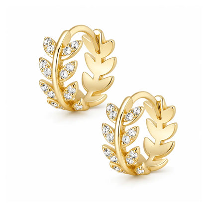 Lily Huggie Hoop Earrings - Gold - Earrings