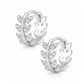 Lily Huggie Hoop Earrings - Silver - Earrings