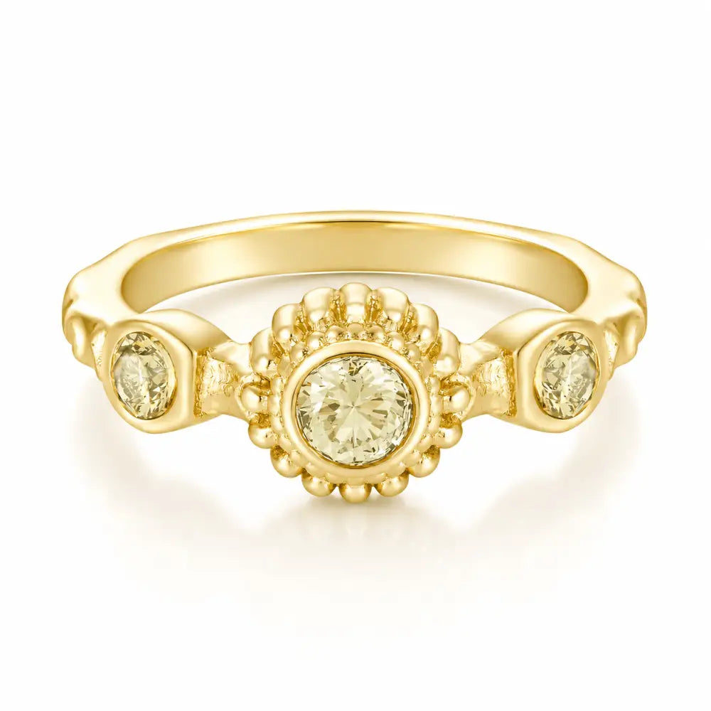 Lime Ring - Gold / 6 - Rings