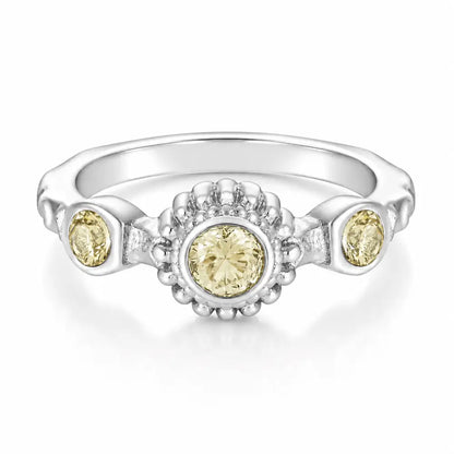 Lime Ring - Silver / 6 - Rings