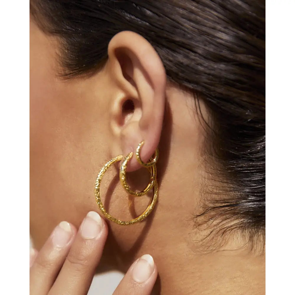 Little Hoop Earring Stack - Earrings