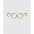 Little Hoop Earring Stack - Gold - Earrings