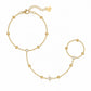 Lois Cross Hand Chain Bracelet - Gold - Bracelets