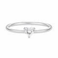 Lola Heart Ring - Silver / 4 - Rings