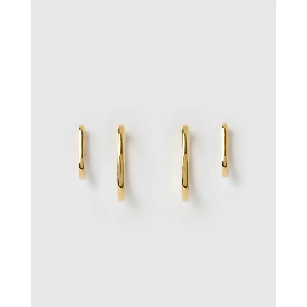 Loop Earring Stack - Gold - Earrings