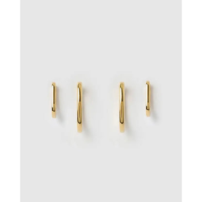 Loop Earring Stack - Gold - Earrings