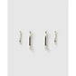 Loop Earring Stack - Silver - Earrings