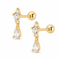 Lorelai Stud Earrings - Gold - Earrings