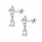 Lorelai Stud Earrings - Silver - Earrings