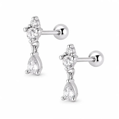 Lorelai Stud Earrings - Silver - Earrings