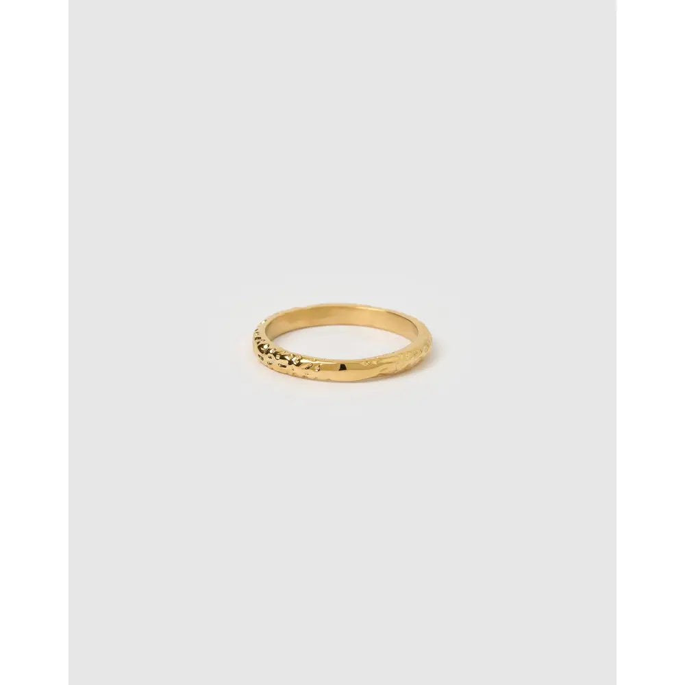 Lorenzo Gold Stacking Ring - Rings