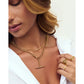 Lottie Gold Necklace - Necklaces