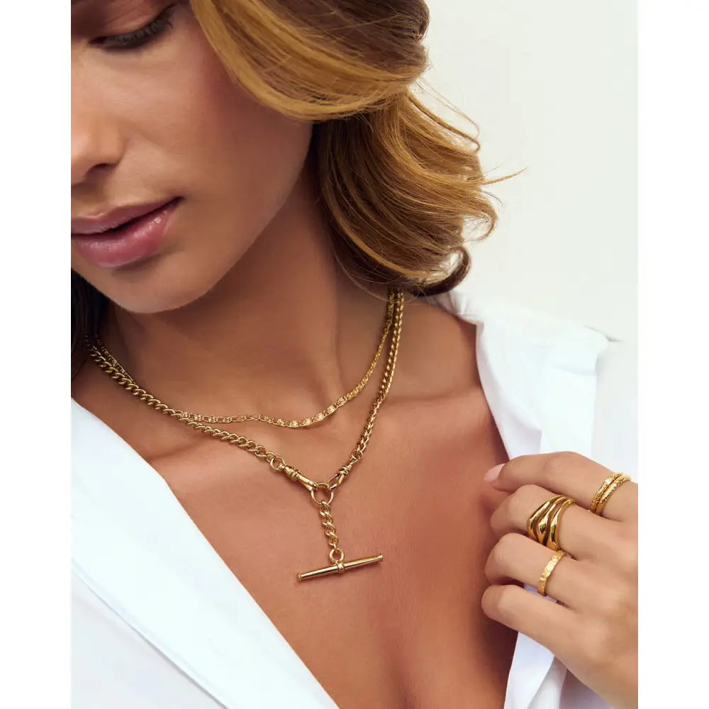 Lottie Gold Necklace - Necklaces