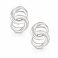 Lotus Stud Earrings - Silver - Earrings