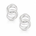 Lotus Stud Earrings - Silver - Earrings
