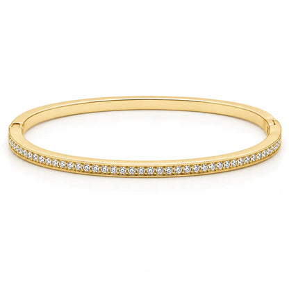 Lucinda Bangle Bracelet - Gold / Small - Bracelets