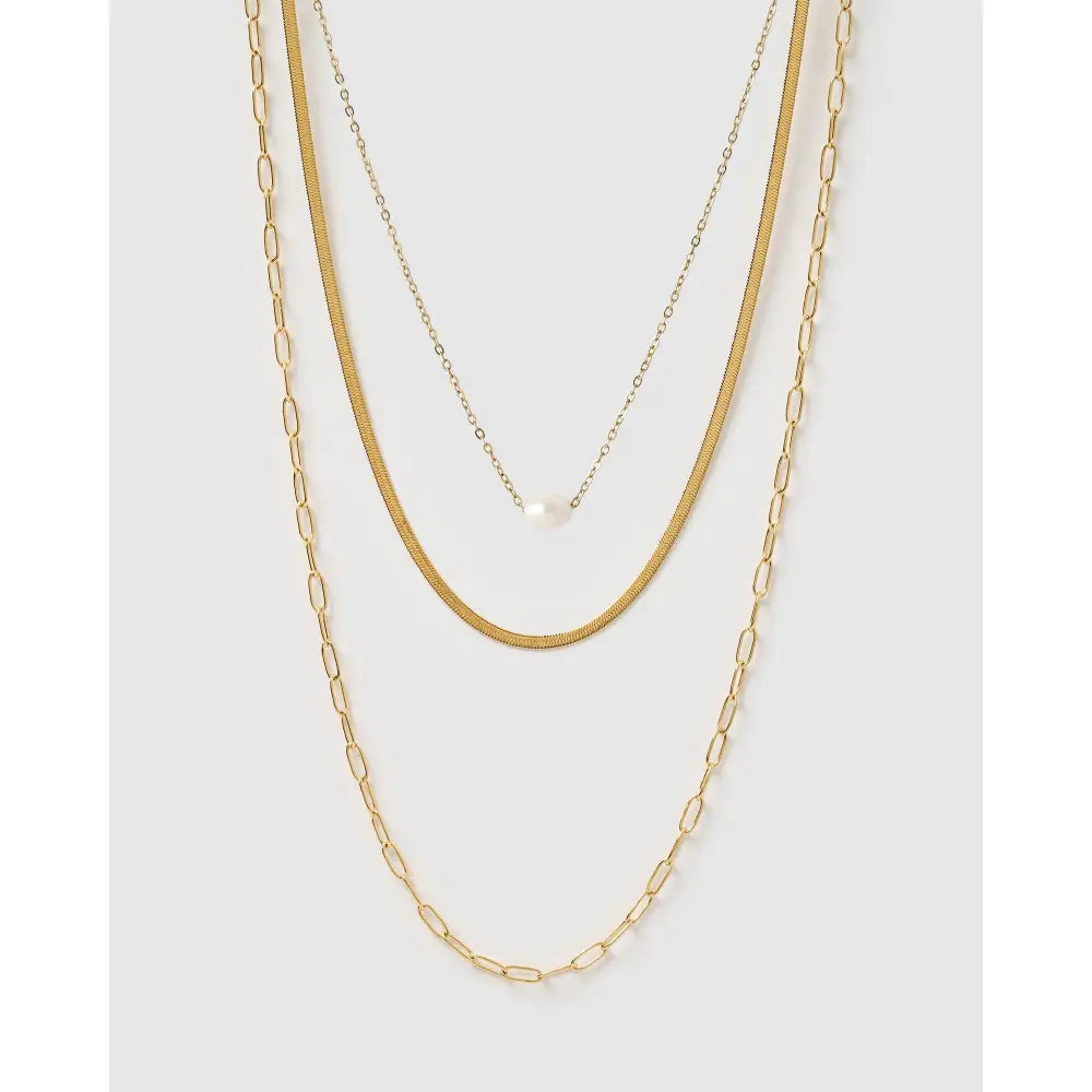 Lucinda Gold Necklace Stack - Necklaces